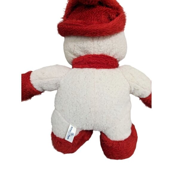 Vintage Kings Plush snowman 2002 white red carrot nose  15inch - Picture 5 of 10